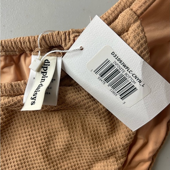 Anthropologie Dippin Daisys Zuma Twist Front Waffle Knit Bikini Size Large NWT - Picture 4 of 7